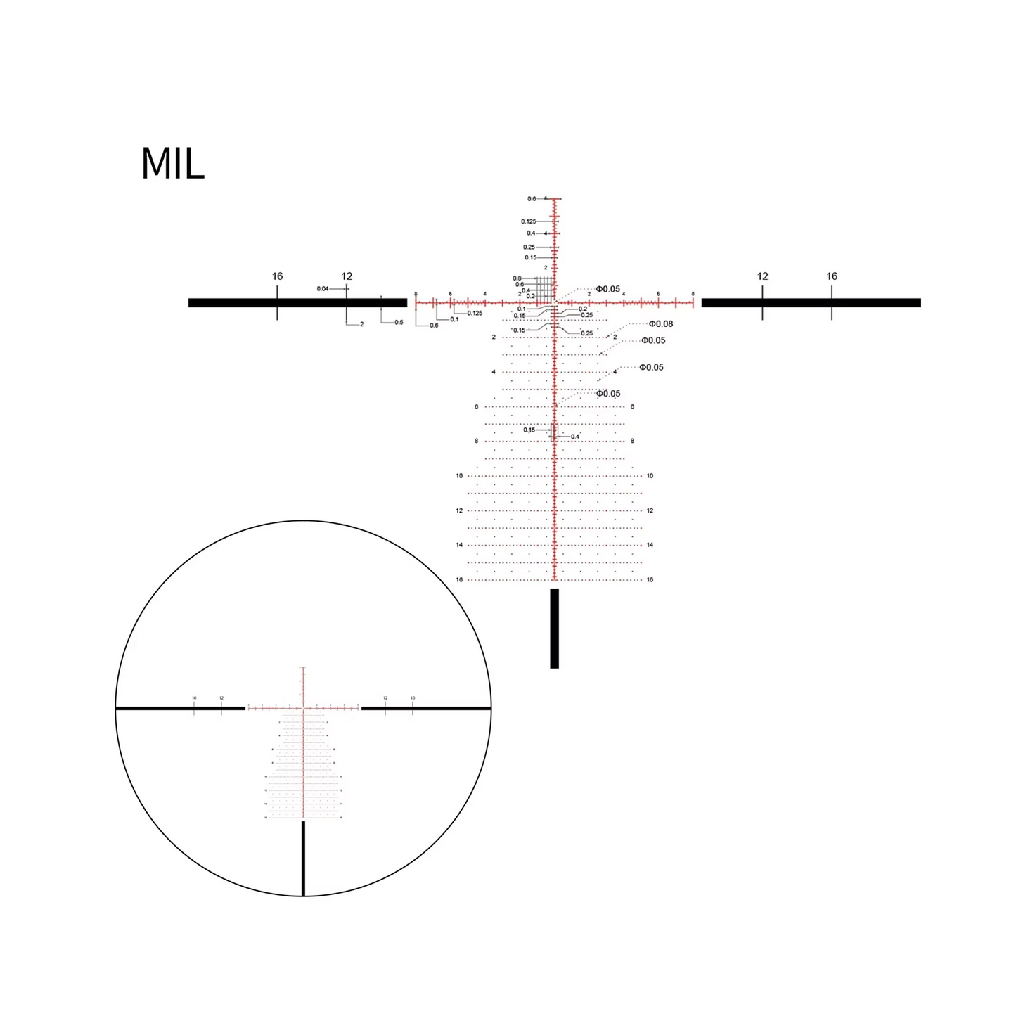 DNT Optics TheOne 7-35x56 FFP IR MIL TOR 34mm Rifle Scope.