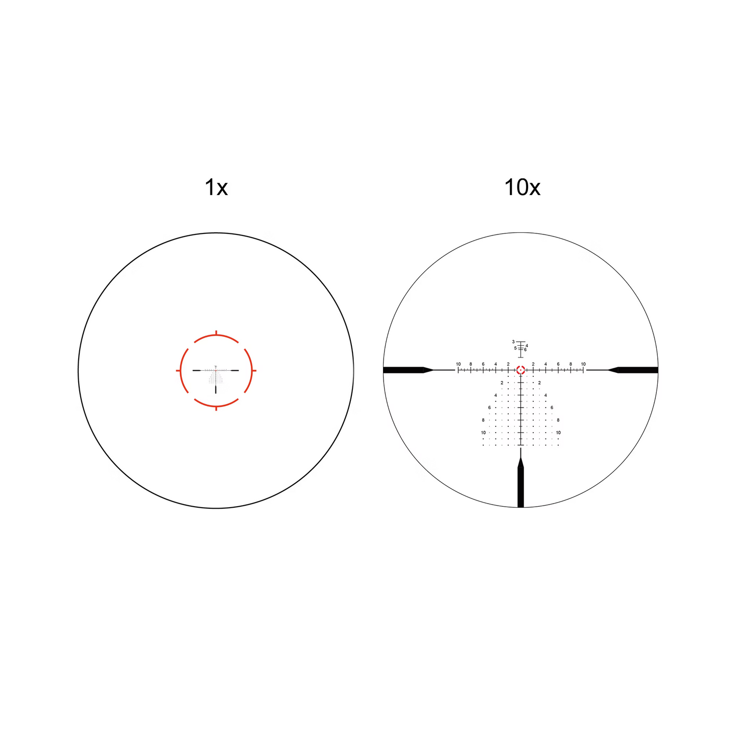 Vector Optics Continental x10 1-10x28 ED FFP 34mm LPVO Scope