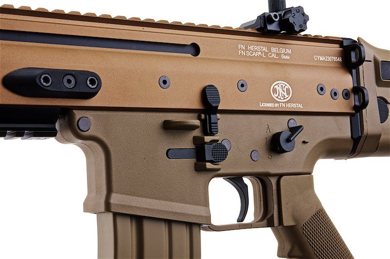 CYBERGUN FN SCAR-L AEG RIFLE TAN AIRSOFT