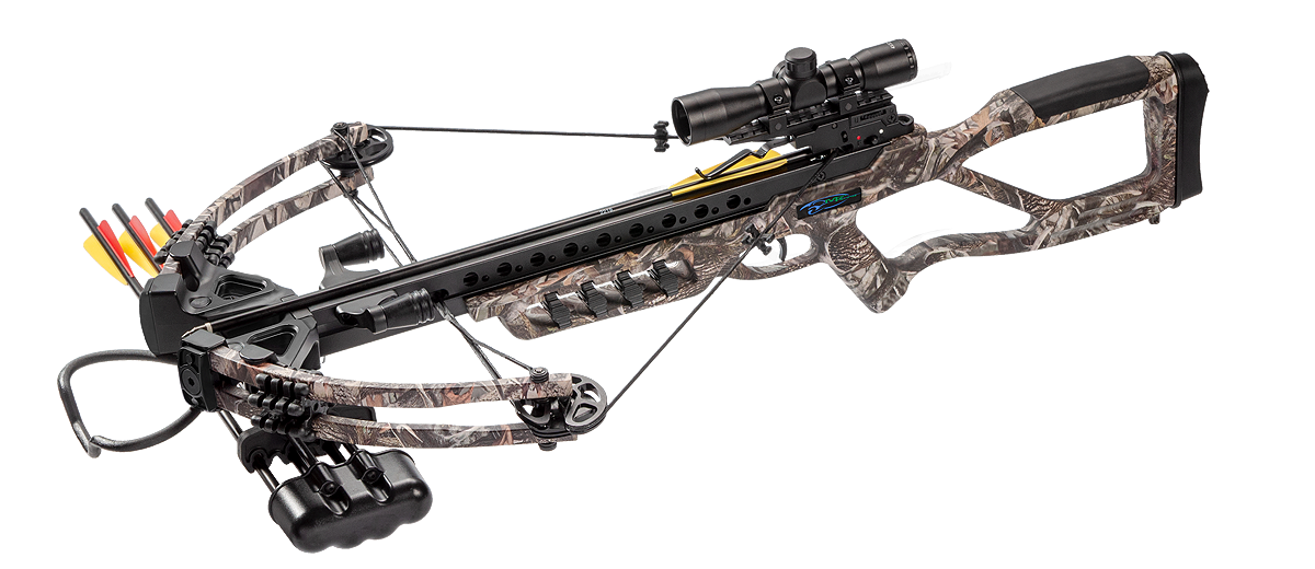 MAN KUNG CAMO MK-XB86DC 185LB FIGHTER COMPOUND CROSSBOW