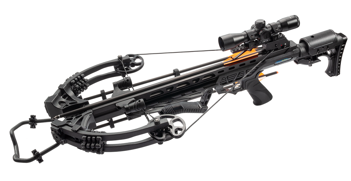 MAN KUNG BLACK MK-XB58BK 200LB KRAKEN COMPOUND CROSSBOW