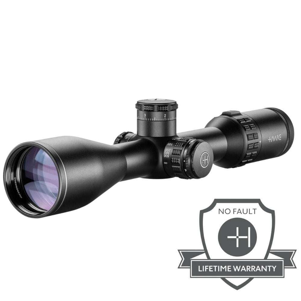 Hawke Sidewinder 30 FFP 4-16x50 - FFP HALF MIL RETICLE