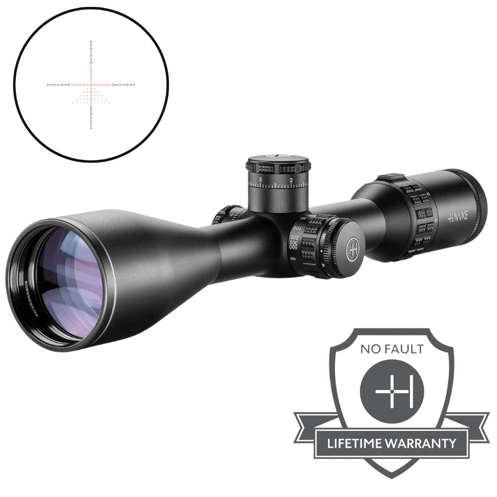 Sidewinder 30 FFP 6-24x56 - FFP HALF MIL RETICLE