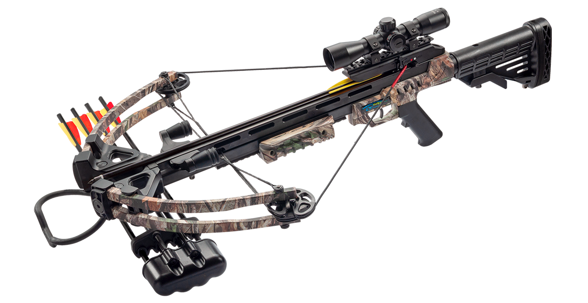 MAN KUNG CAMO MK-XB52FC 185LB STALKER COMPOUND CROSSBOW