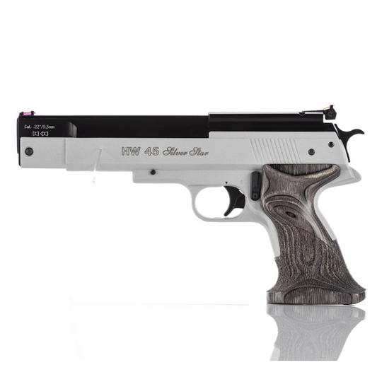 Weihrauch HW45 Laminate Silver Star - Air Pistol