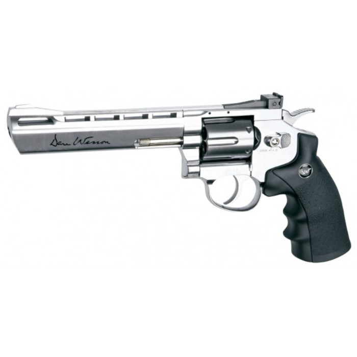 ASG Dan Wesson 6" Silver Revolver 4.5mm BB