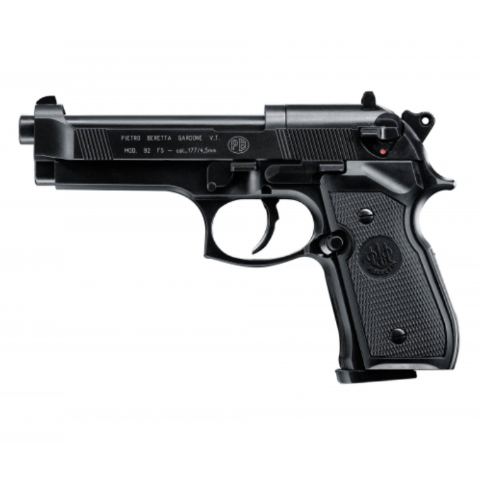 Beretta 92 FS Spring Airsoft Pistol, Black - Airgun Megastore