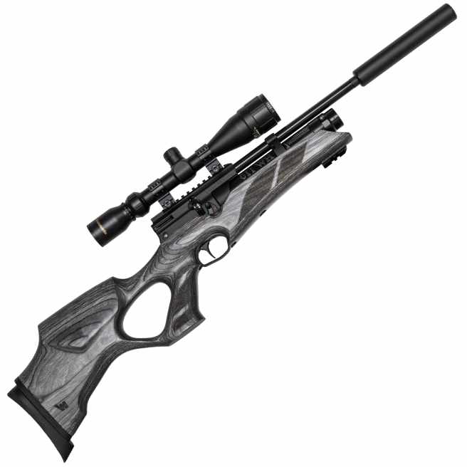 Weihrauch HW110 Karbine Thumbhole Grey Laminate