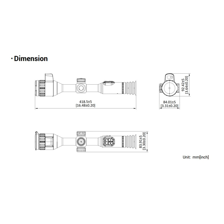 HIKMICRO Stellar 3.0 SH50L Thermal Rifle Scope with LRF