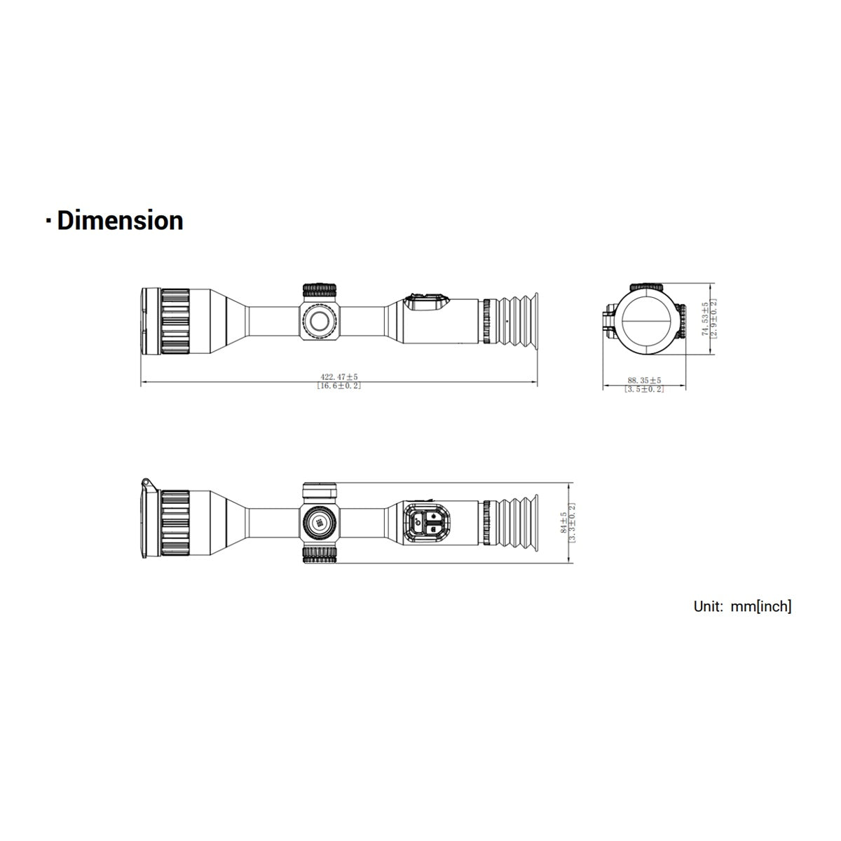 HIKMICRO Stellar 3.0 SQ50L Thermal Rifle Scope with LRF