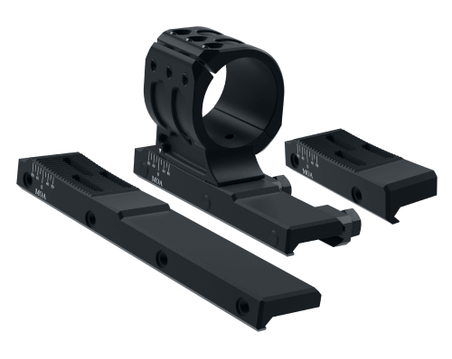 Immersive Optics -5x30 Prismatic Scope - MilDot Rapid w MOA Adjustable Mounts