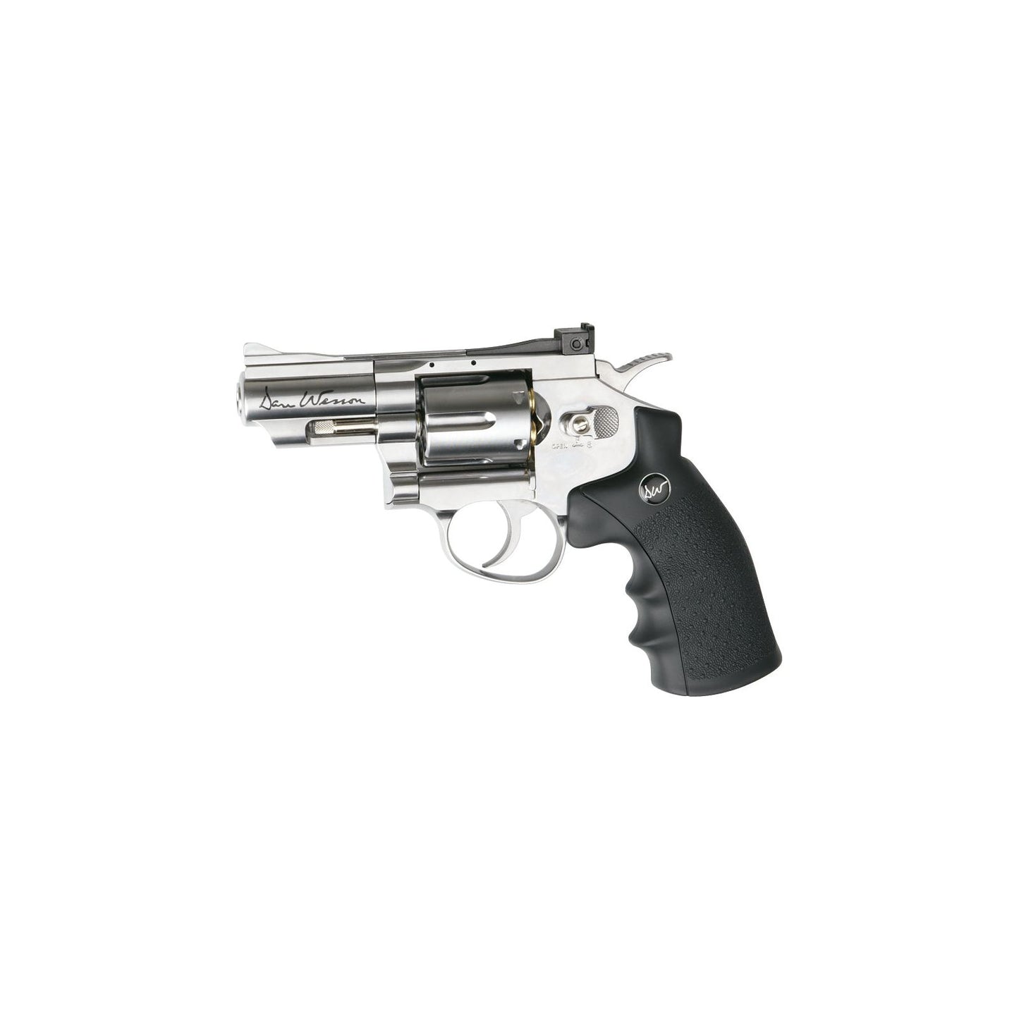 ASG Dan Wesson C02 .177 Pellet Rifled Barrel Air Pistol  2.5" Silver Finish