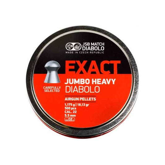 JSB Jumbo Exact Heavy Pellets .22 (5.52) x 500