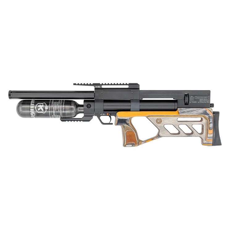 KalibrGun Cricket 2 Lava Orange Laminate Tactical PCP Air Rifle