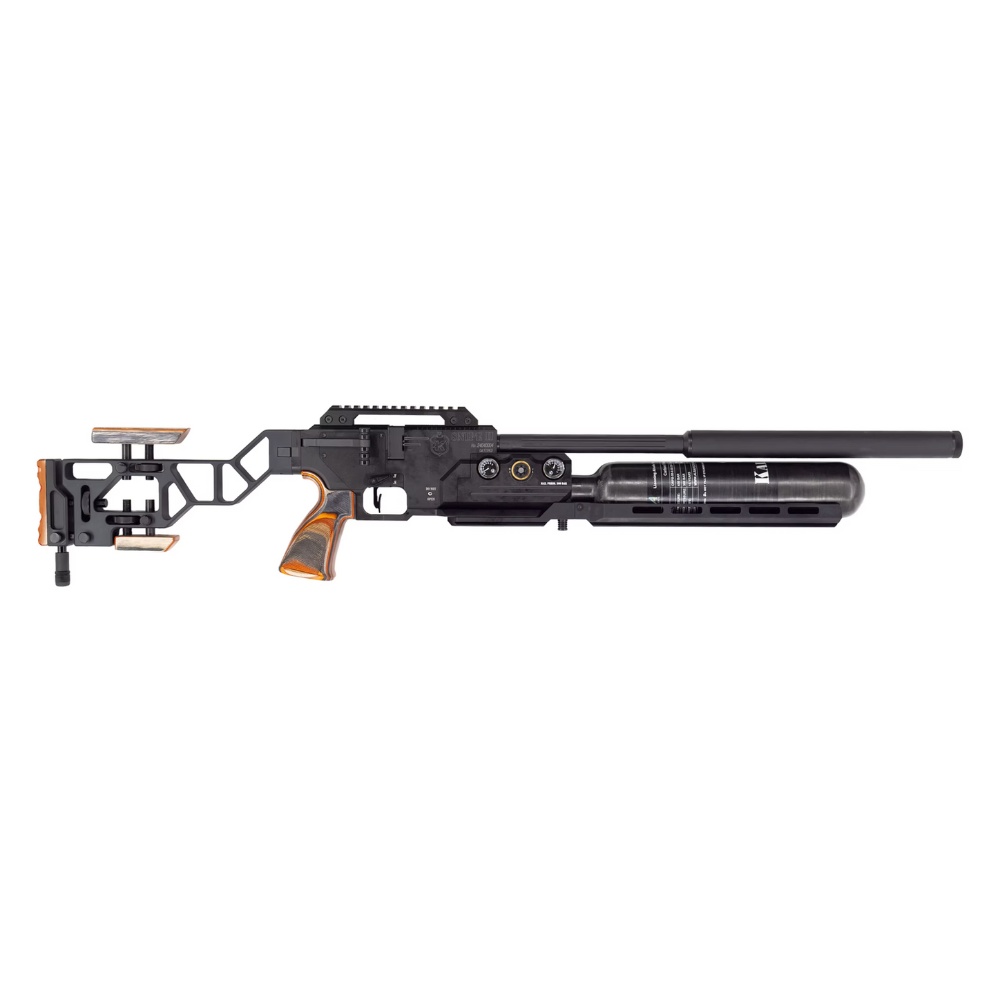 KalibrGun SNIPE 2 FS Lava Orange Laminate ARCA PCP Air Rifle