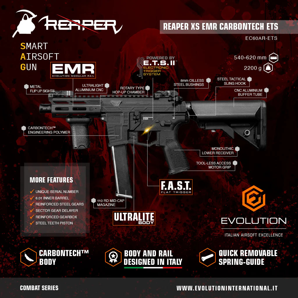 EVOLUTION REAPER XS EMR CARBONTECH ETS