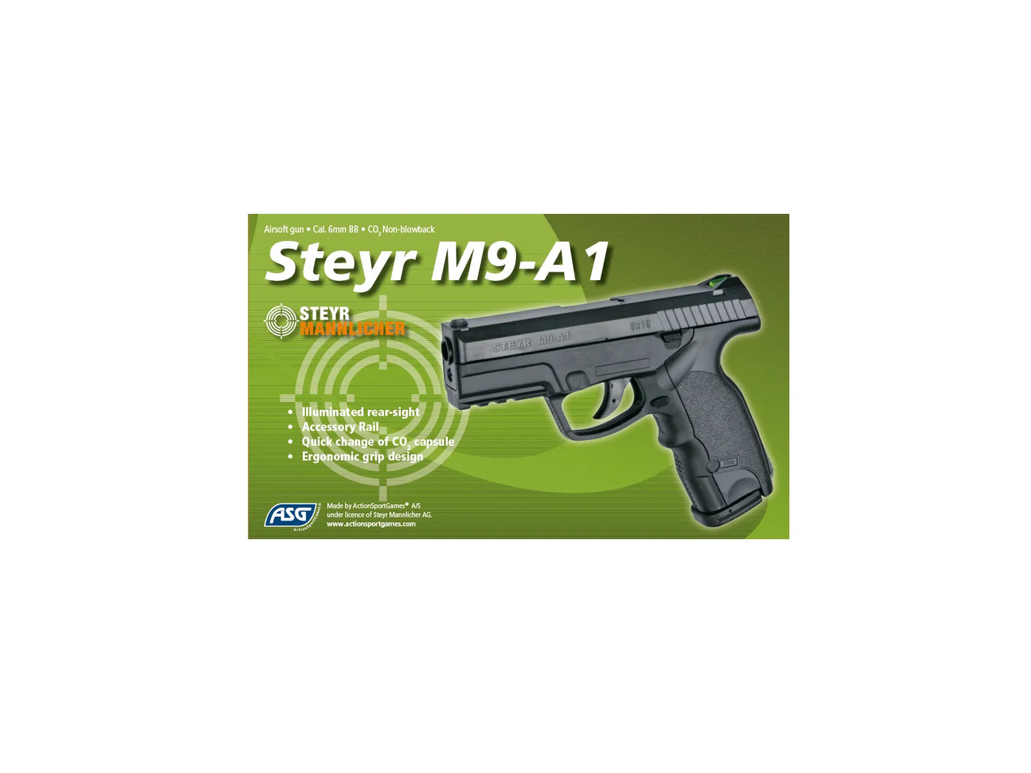 ASG STEYR M9-A1 NON BLOWBACK 6mm BB AIRSOFT PISTOL