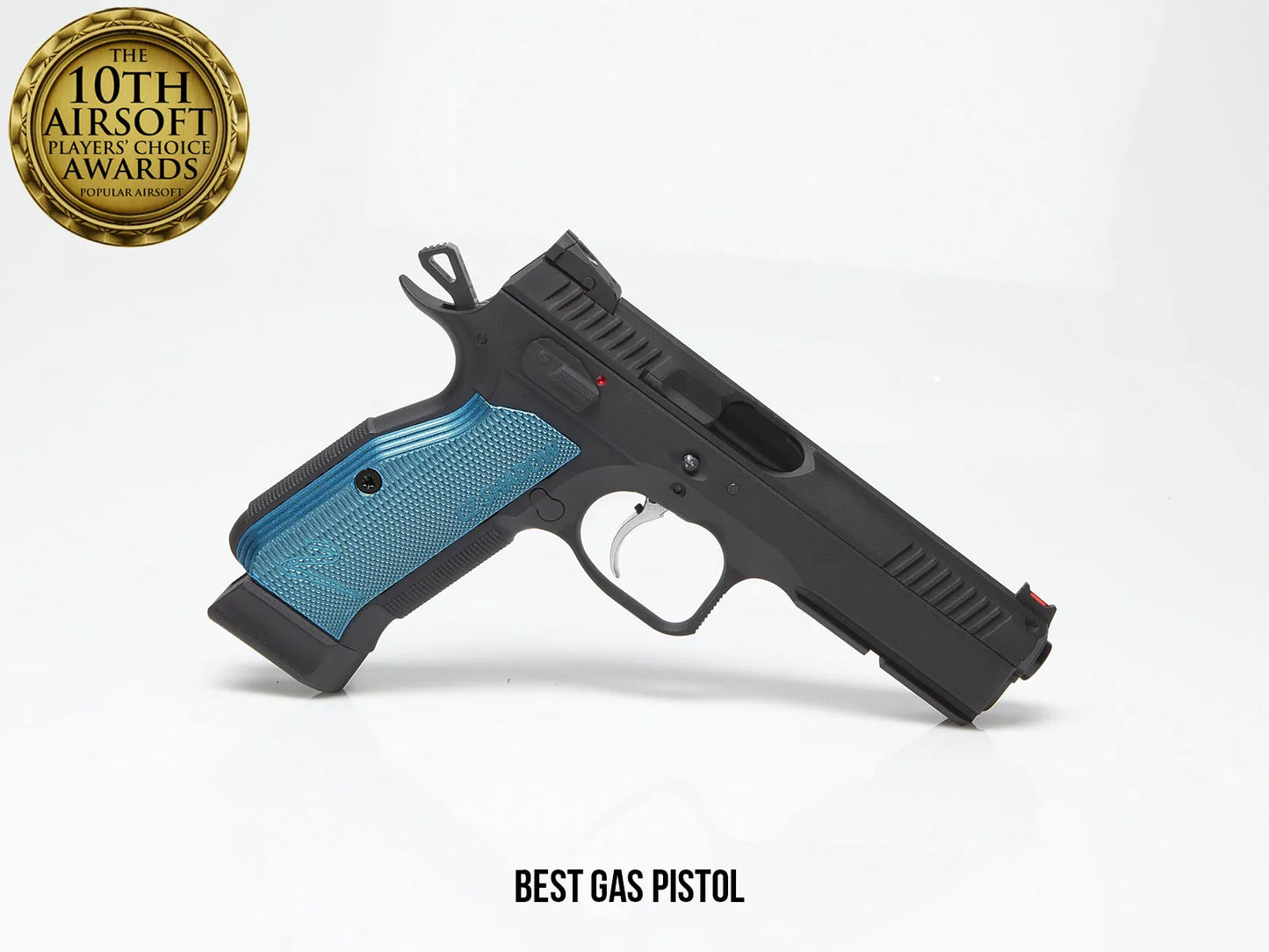 ASG CZ SHADOW 2 BLUE CO2 BLOWBACK 6mm BB AIRSOFT PISTOL