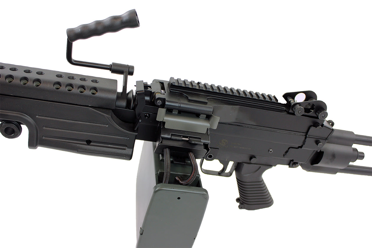 CYBERGUN FN M249 PARA BLACK METAL W/AMMO BOX 6MM