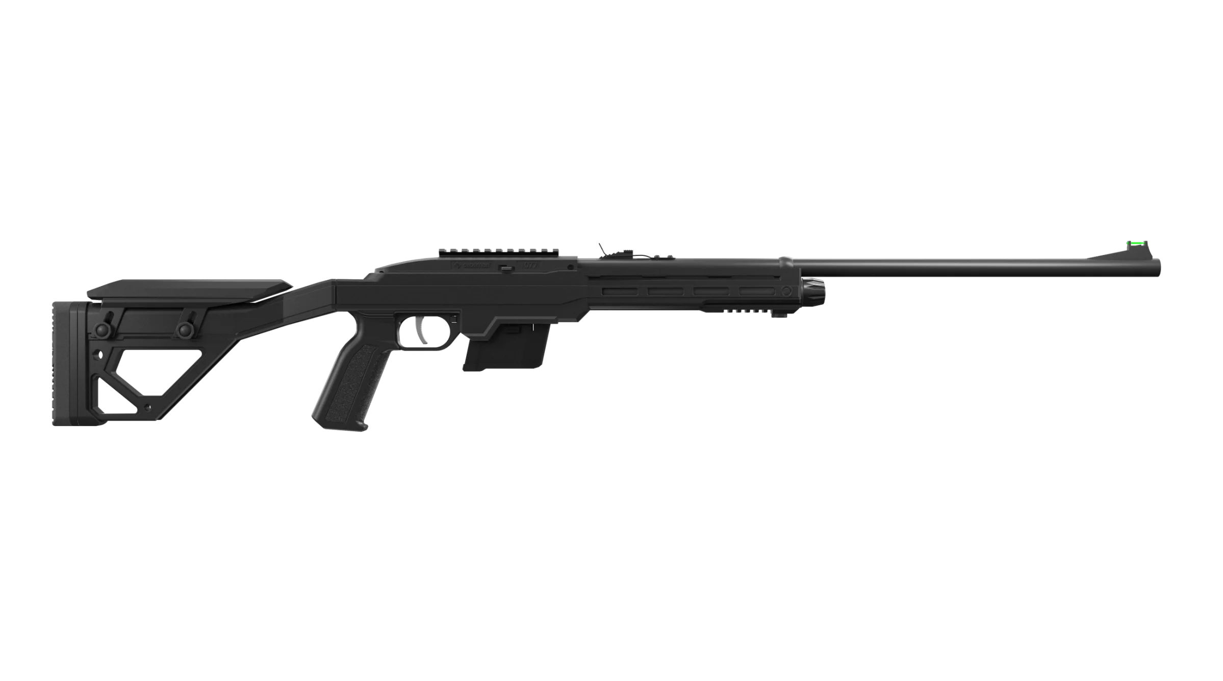 CROSMAN AG1077/T 1077 TACTICAL 12 SHOT CO2 POWERED .177 AIR RIFLE ...