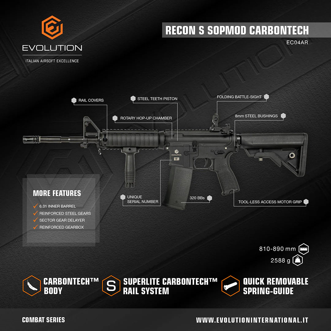 EVOLUTION RECON S/LITE SOPMOD CARBONTECH