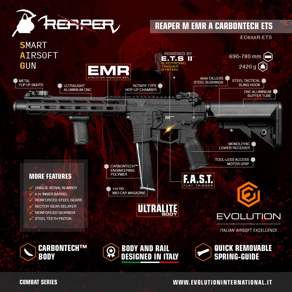 EVOLUTION REAPER S EMR S CARBONTECH ETS