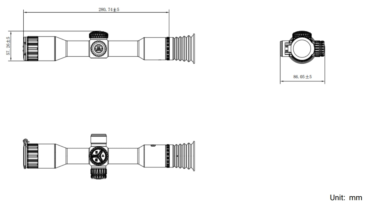 HIKMICRO Alpex 4K LITE A40E Digital Day and Night Vision Rifle Scope
