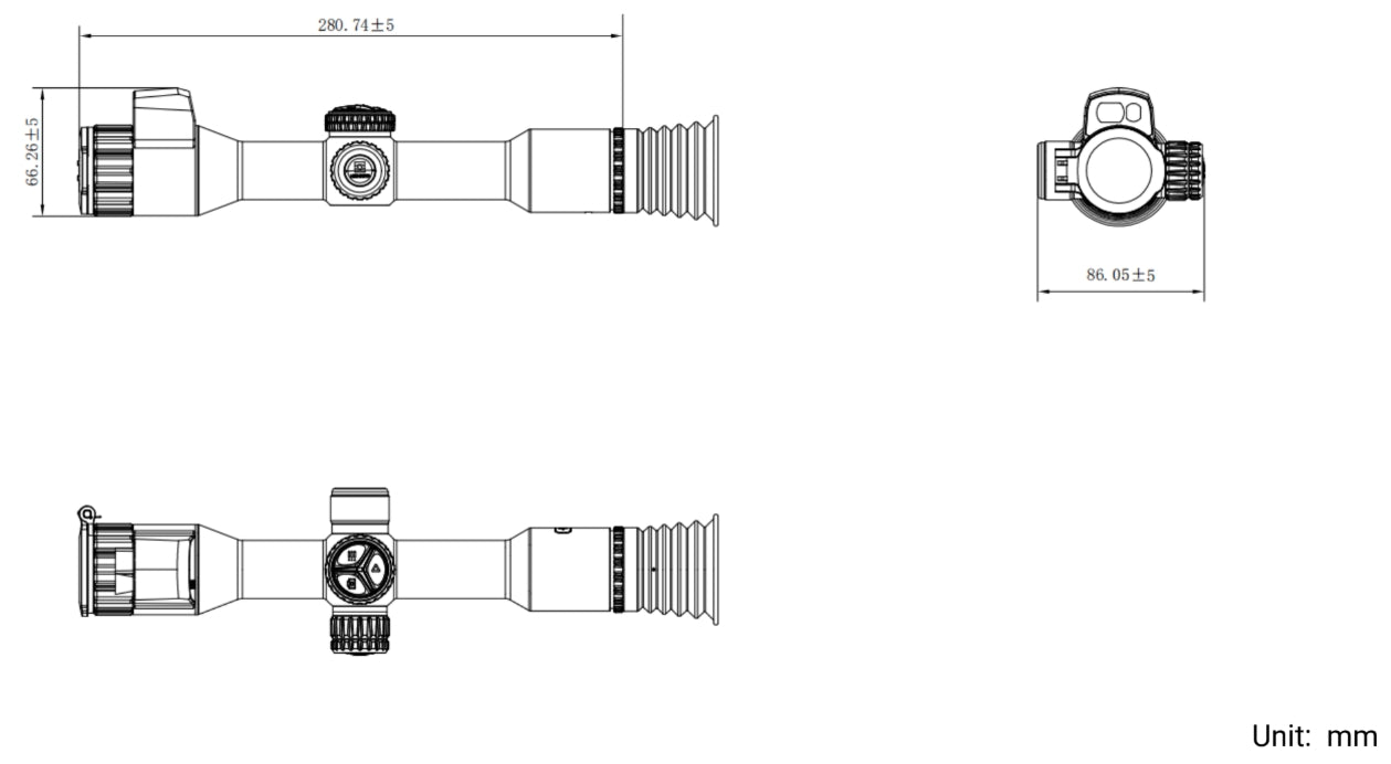 HIKMICRO Alpex 4K LITE LRF A40EL Digital Day and Night Vision Rifle Scope