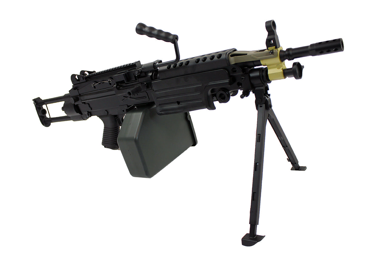 CYBERGUN FN M249 PARA BLACK METAL W/AMMO BOX 6MM