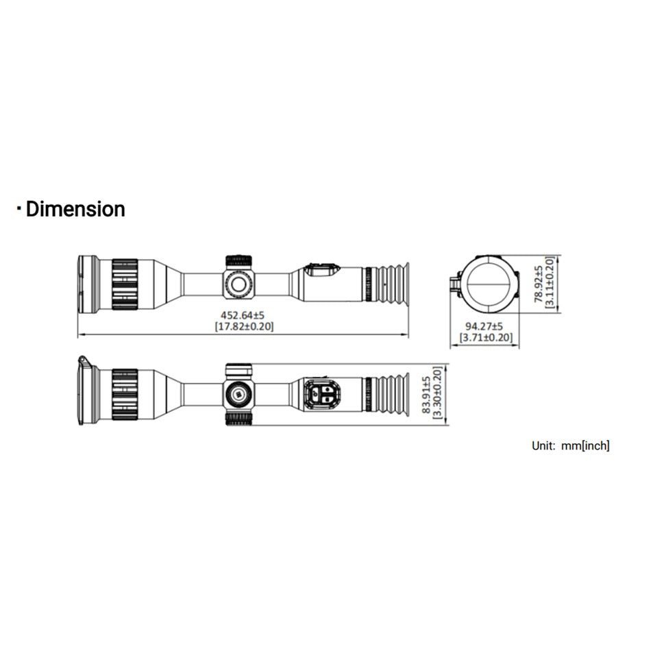 HIKMICRO Stellar 3.0 SX60L Thermal Rifle Scope with LRF
