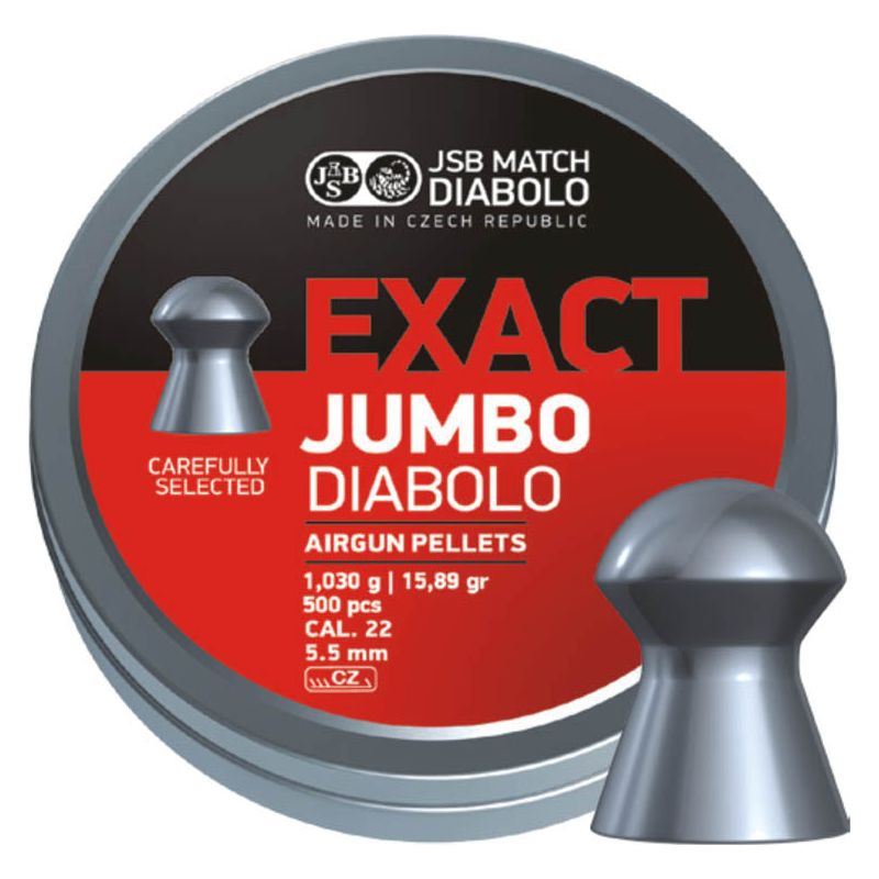 JSB Jumbo Exact Pellets .22 (5.52) x 500